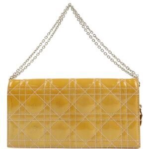 💎✨Beautiful✨💎Authentic Christian Dior Canage Patent Leather Chain Shoulder Bag